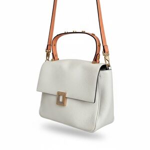 Luana Italy Carmen Medium Satchel In Yogurt NWT